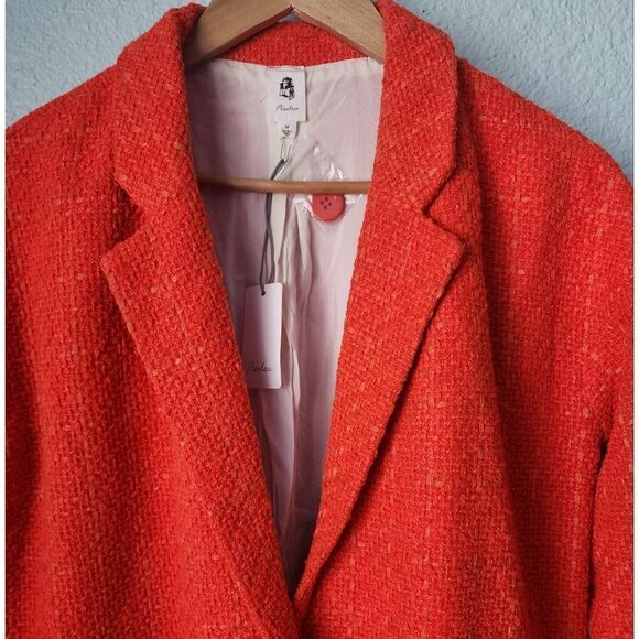 Anthropologie Flawless twill button front blazer jacket - Picture 4 of 9